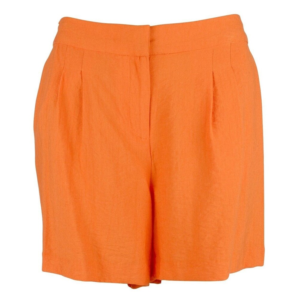 Vince Camuto Women's Summer Heat Solid Pull On Shorts Orange 2